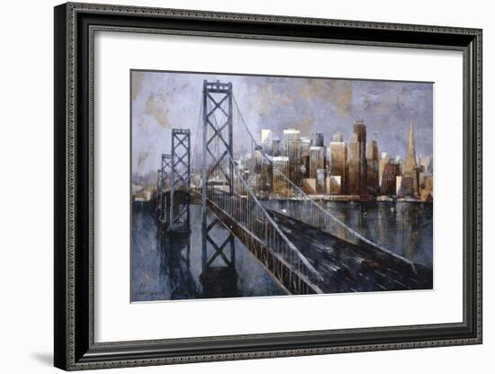 The Bay Bridge-Marti Bofarull-Framed Giclee Print