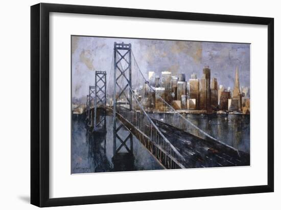 The Bay Bridge-Marti Bofarull-Framed Giclee Print