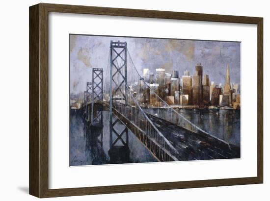 The Bay Bridge-Marti Bofarull-Framed Giclee Print