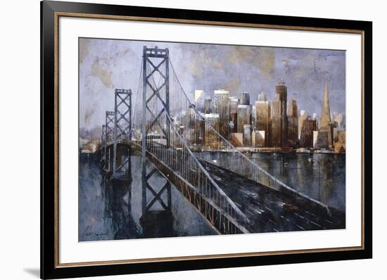 The Bay Bridge-Marti Bofarull-Framed Giclee Print