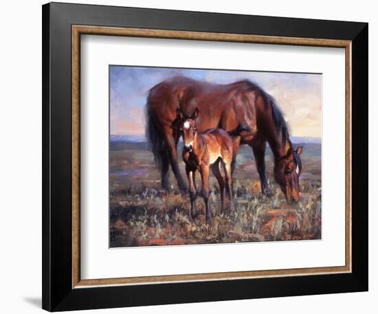 The Bay Filly-Jack Sorenson-Framed Art Print