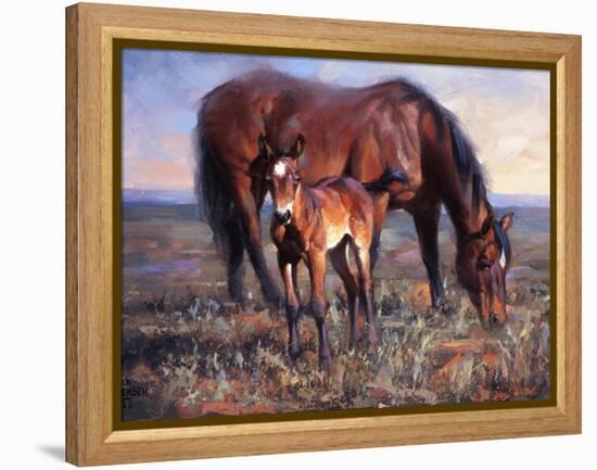 The Bay Filly-Jack Sorenson-Framed Stretched Canvas