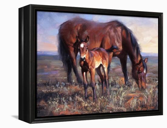 The Bay Filly-Jack Sorenson-Framed Stretched Canvas