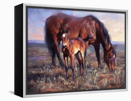 The Bay Filly-Jack Sorenson-Framed Stretched Canvas