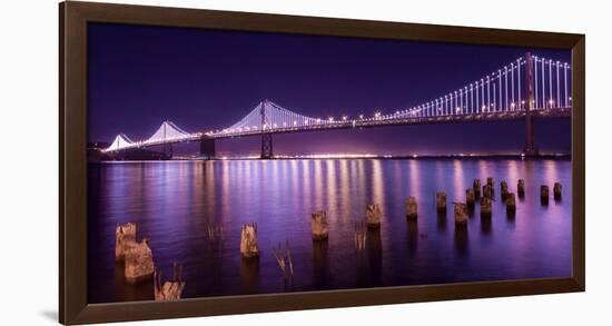 The Bay Lights-Greg Linhares-Framed Photographic Print