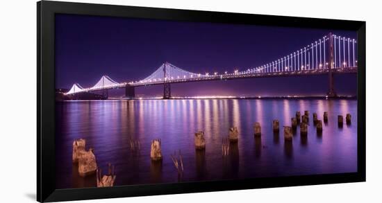 The Bay Lights-Greg Linhares-Framed Photographic Print