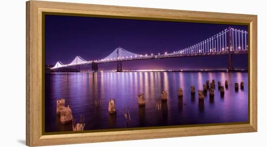 The Bay Lights-Greg Linhares-Framed Premier Image Canvas