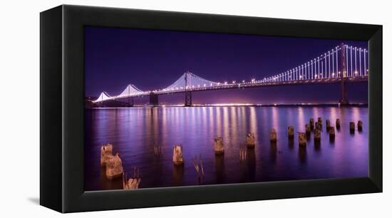 The Bay Lights-Greg Linhares-Framed Premier Image Canvas