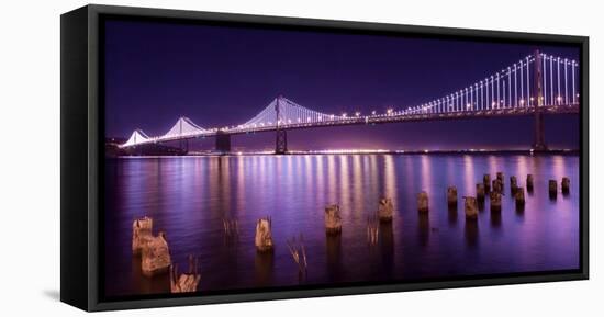 The Bay Lights-Greg Linhares-Framed Premier Image Canvas