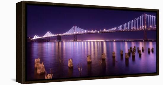 The Bay Lights-Greg Linhares-Framed Premier Image Canvas