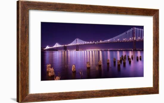 The Bay Lights-Greg Linhares-Framed Photographic Print