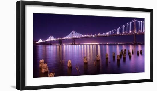 The Bay Lights-Greg Linhares-Framed Photographic Print