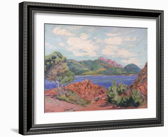 The Bay of Agay, c.1905-Armand Guillaumin-Framed Giclee Print