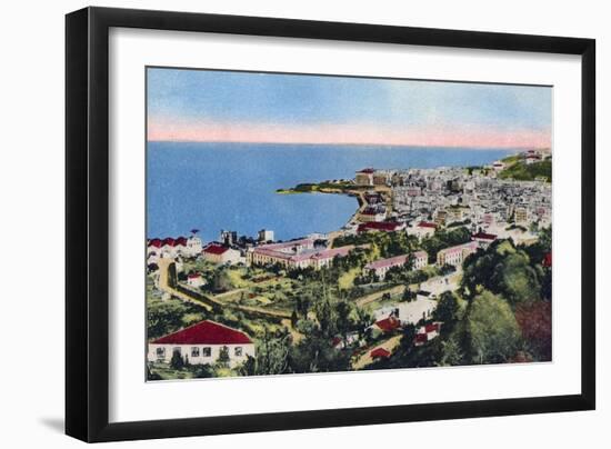 The Bay of Algiers, Algiers, Algeria, Early 20th Century-null-Framed Giclee Print