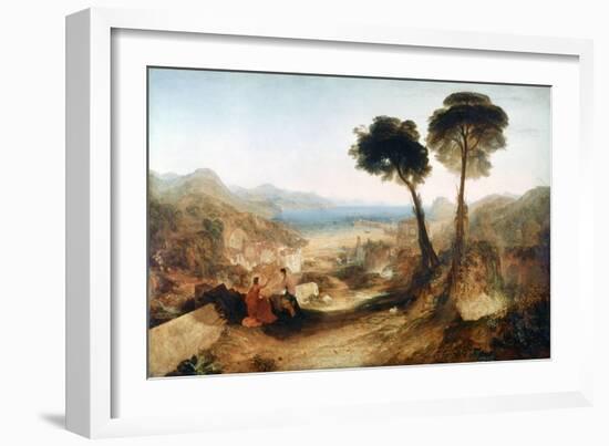 The Bay of Baiae, with Apollo and the Sibyl, C1823-J. M. W. Turner-Framed Giclee Print