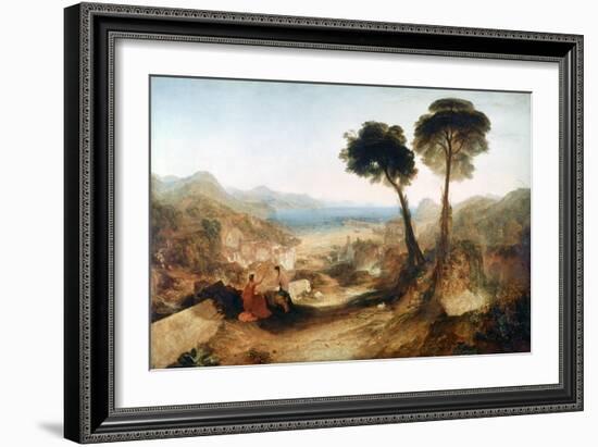The Bay of Baiae, with Apollo and the Sibyl, C1823-J. M. W. Turner-Framed Giclee Print