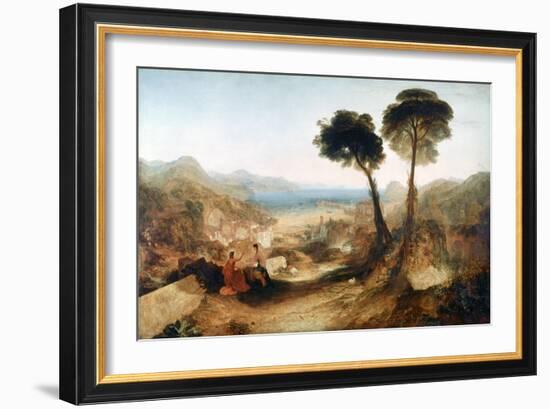 The Bay of Baiae, with Apollo and the Sibyl, C1823-J. M. W. Turner-Framed Giclee Print