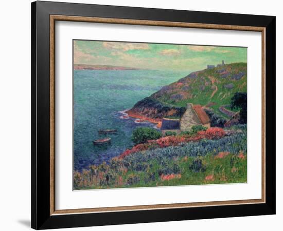 The Bay of Biscay, Brittany-Henry Moret-Framed Giclee Print