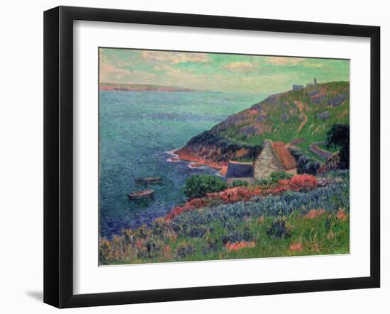 The Bay of Biscay, Brittany-Henry Moret-Framed Giclee Print