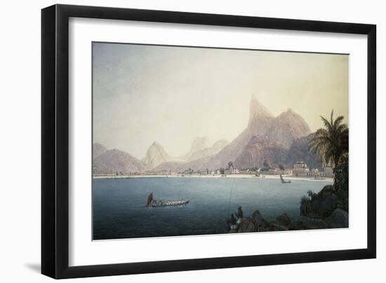 The Bay of Bota-Fogo, Rio De Janeiro-Thomas Ender-Framed Giclee Print