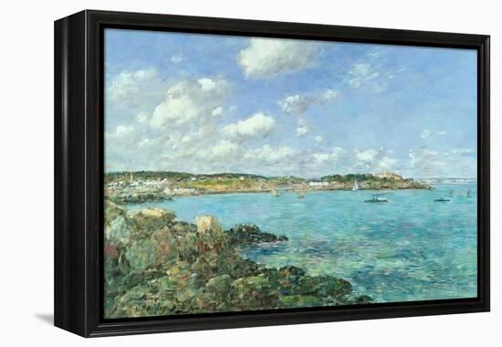 The Bay of Douarnenez, 1897-Eugène Boudin-Framed Premier Image Canvas