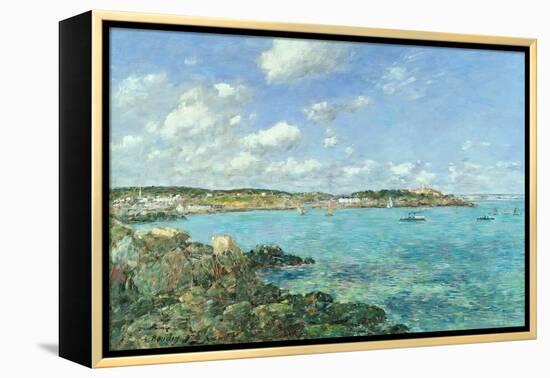 The Bay of Douarnenez, 1897-Eugène Boudin-Framed Premier Image Canvas