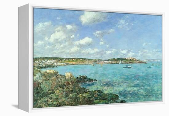 The Bay of Douarnenez, 1897-Eugène Boudin-Framed Premier Image Canvas