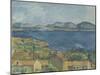 The Bay of Marseille, Seen from L'Estaque, C.1885-Paul Cezanne-Mounted Giclee Print