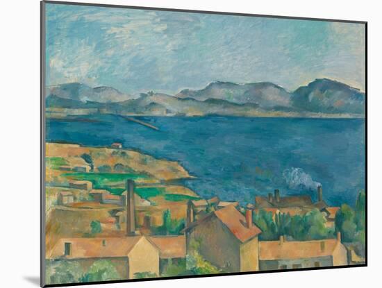 The Bay of Marseilles, Seen From L'Estaque-Paul C?zanne-Mounted Giclee Print