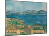 The Bay of Marseilles, Seen From L'Estaque-Paul C?zanne-Mounted Giclee Print