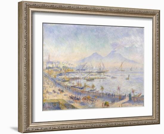 The Bay of Naples, 1881-Pierre-Auguste Renoir-Framed Giclee Print