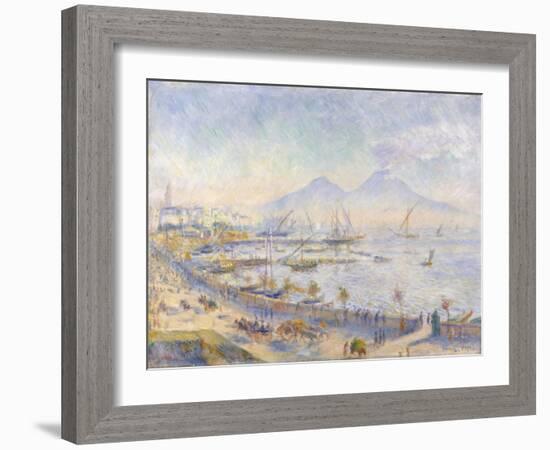 The Bay of Naples, 1881-Pierre-Auguste Renoir-Framed Giclee Print