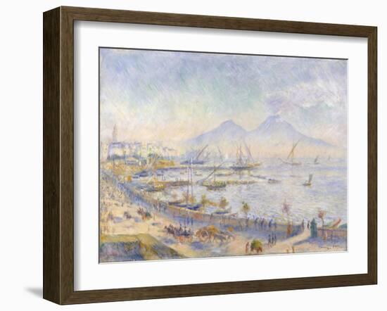 The Bay of Naples, 1881-Pierre-Auguste Renoir-Framed Giclee Print