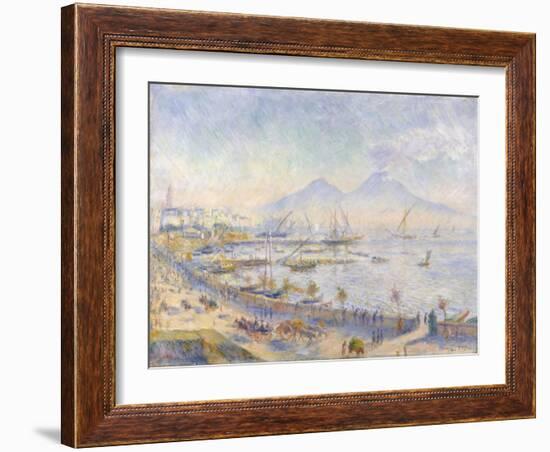 The Bay of Naples, 1881-Pierre-Auguste Renoir-Framed Giclee Print