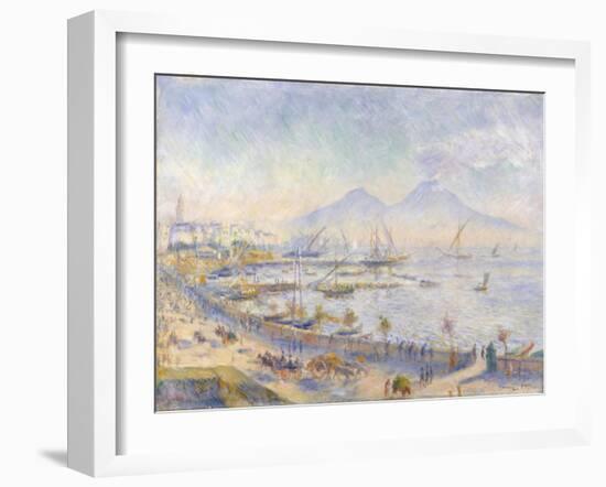 The Bay of Naples, 1881-Pierre-Auguste Renoir-Framed Giclee Print