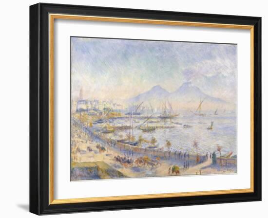 The Bay of Naples, 1881-Pierre-Auguste Renoir-Framed Giclee Print