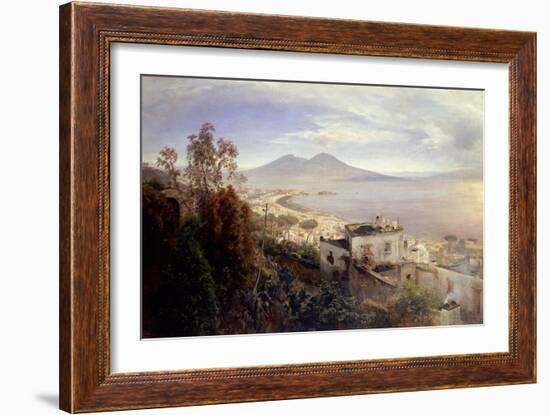 The Bay of Naples-Oswald Achenbach-Framed Giclee Print