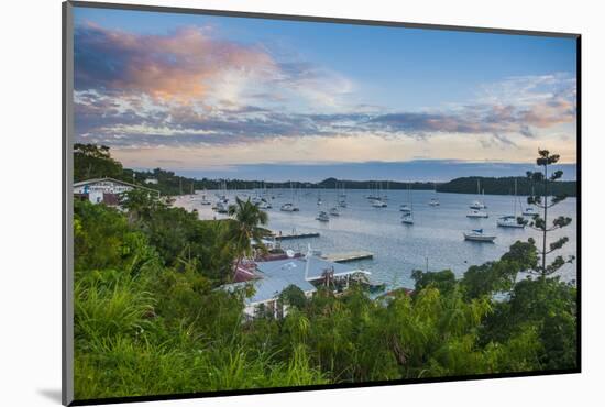 The Bay of Neiafu after Sunset, Vava'U Islands, Tonga, South Pacific-Michael Runkel-Mounted Photographic Print