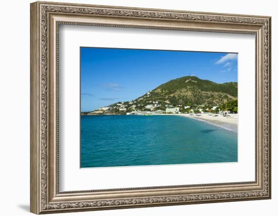 The bay of Philipsburg, Sint Maarten, West Indies, Caribbean, Central America-Michael Runkel-Framed Photographic Print