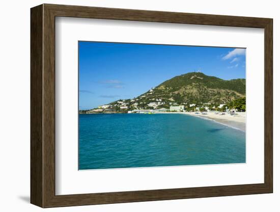 The bay of Philipsburg, Sint Maarten, West Indies, Caribbean, Central America-Michael Runkel-Framed Photographic Print