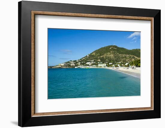 The bay of Philipsburg, Sint Maarten, West Indies, Caribbean, Central America-Michael Runkel-Framed Photographic Print