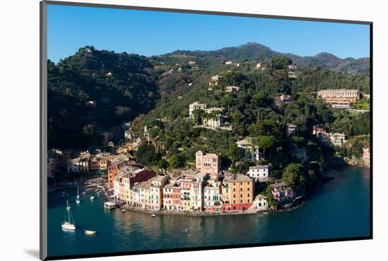 The Bay of Portofino Seen from Castello Brown, Genova (Genoa), Liguria, Italy, Europe-Carlo Morucchio-Mounted Photographic Print