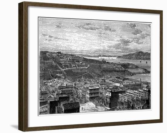 The Bay of San Francisco, America-null-Framed Giclee Print