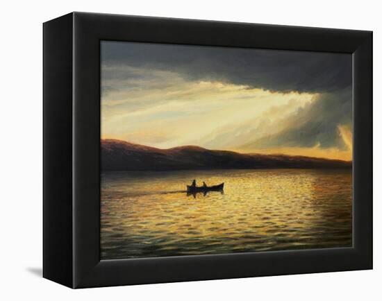 The Bay Of Silence-kirilstanchev-Framed Stretched Canvas