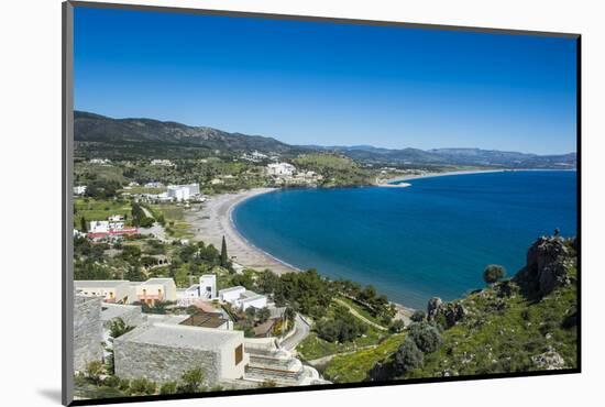 The Bay of Theotokos, Lindos, Rhodes, Dodecanese Islands, Greek Islands, Greece-Michael Runkel-Mounted Photographic Print