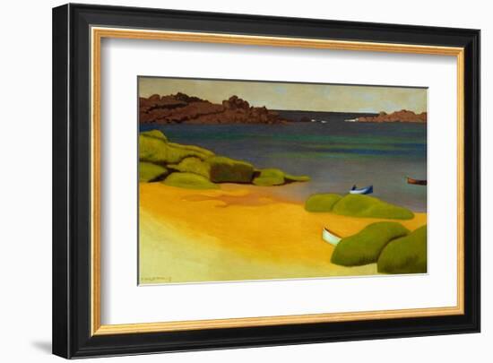 The Bay of Tregastel-Félix Vallotton-Framed Giclee Print