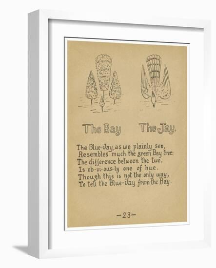 The Bay. The Jay.-Robert Williams Wood-Framed Art Print