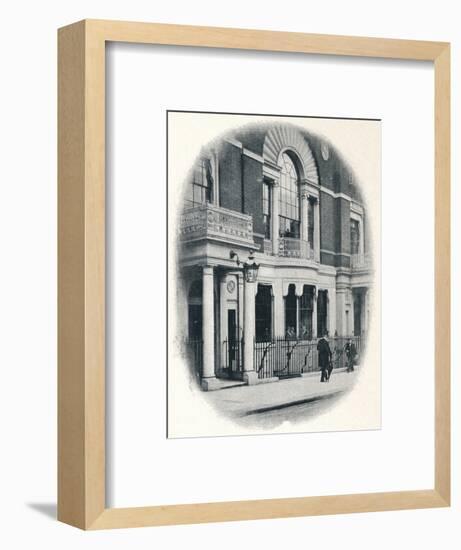 The bay window, Boodle's Club, London, c1900 (1901)-Unknown-Framed Photographic Print