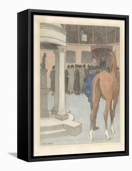 The Bayhorse, Tattersalls, 1921-Robert Polhill Bevan-Framed Premier Image Canvas