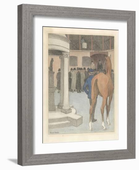 The Bayhorse, Tattersalls, 1921-Robert Polhill Bevan-Framed Giclee Print